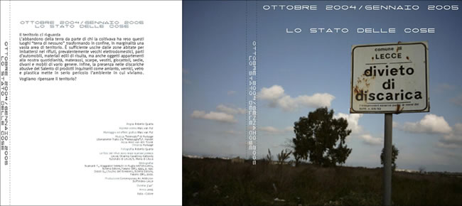 Copertina ottobre '04/gennaio '05 – lo stato delle cose